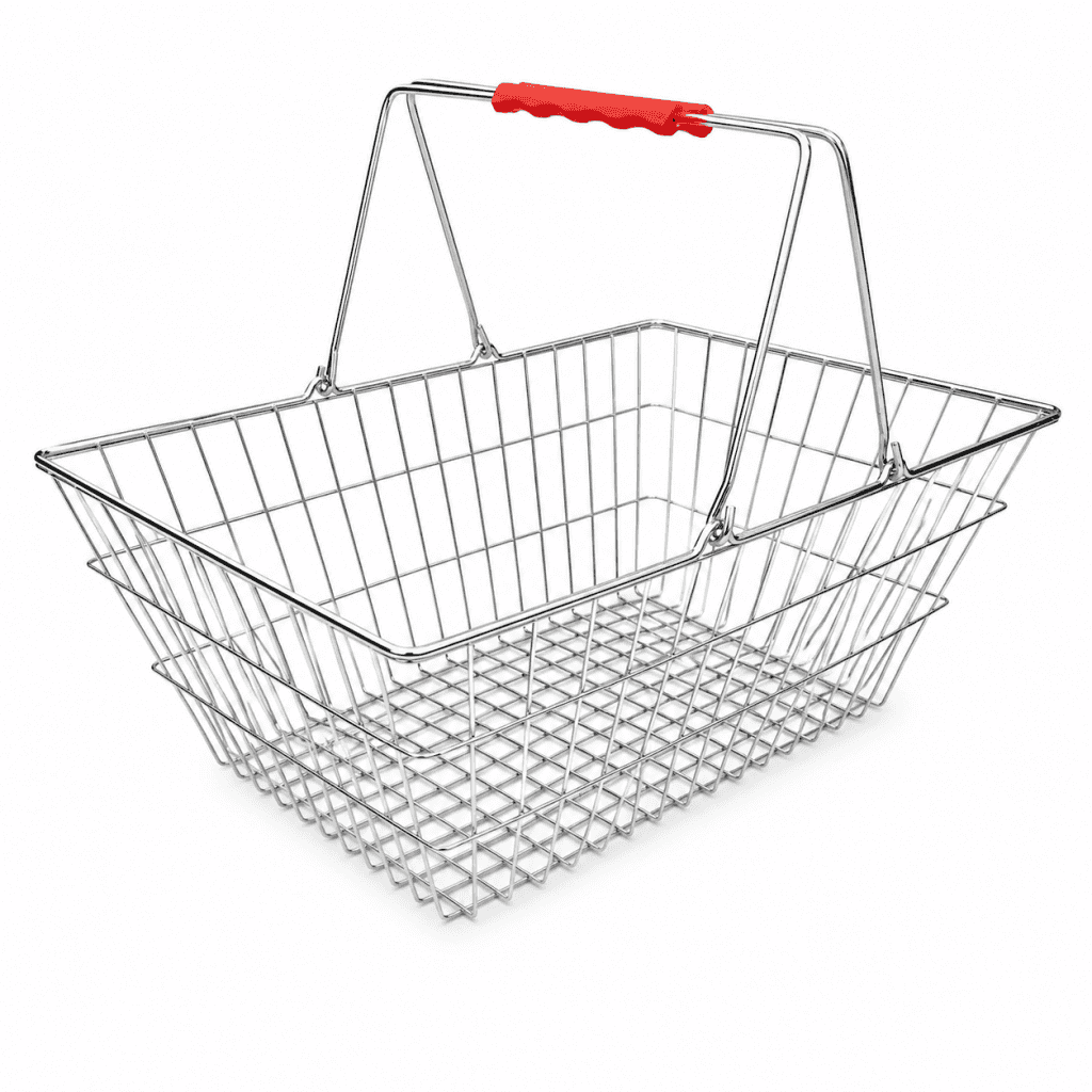 Metal Shopping Basket product cover